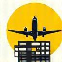 Airport transfer icon